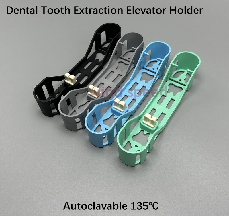 Dental Tooth Elevator Holder Sterilization Rack Surgery Tools Disinfection Tray