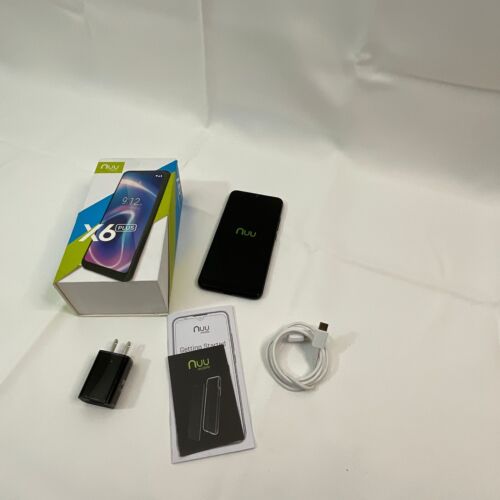 Nuu X6 Plus Black Touchscreen T-Mobile 4G Unlocked Android Smartphone 3+32 GB