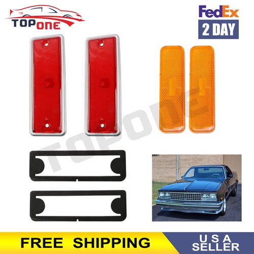 ADIIL Amber Lens Front Bumper Side Marker Light Kit