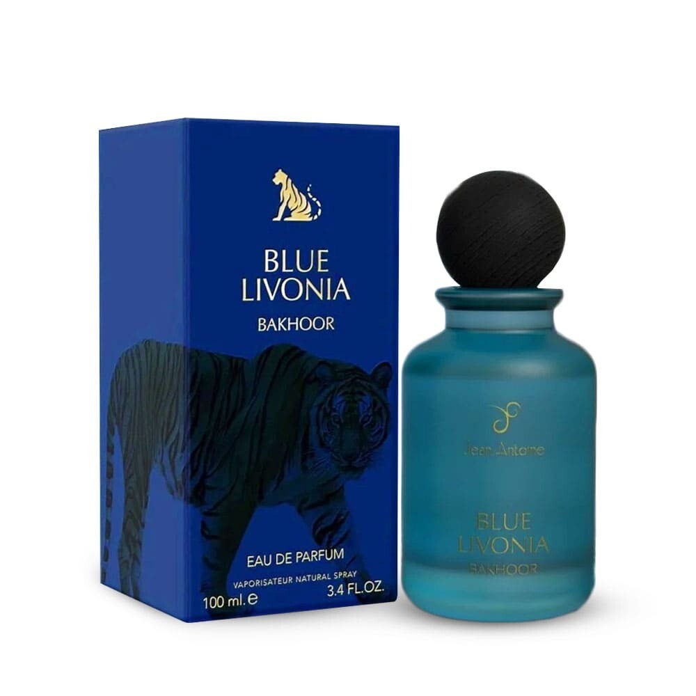 Blue Livonia Eau De Parfum By Jean Antoine Almas Perfumes 100 ML