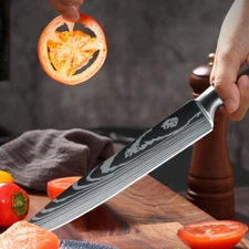 8" Chef Knife Stainless Steel Professional Kitchen Meat Vegetable Cutting Knives