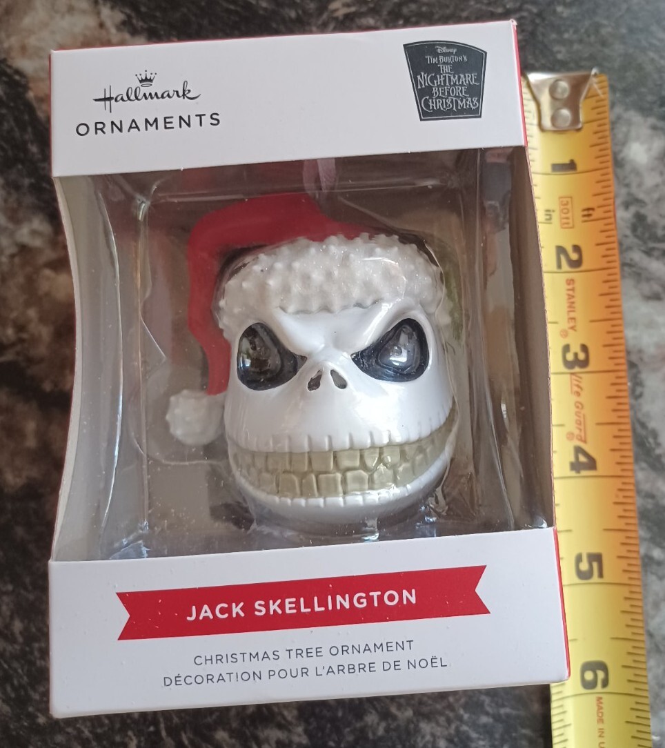 NEW IN BOX HALLMARK NIGHTMARE BEFORE CHRISTMAS JACK SKELLINGTON