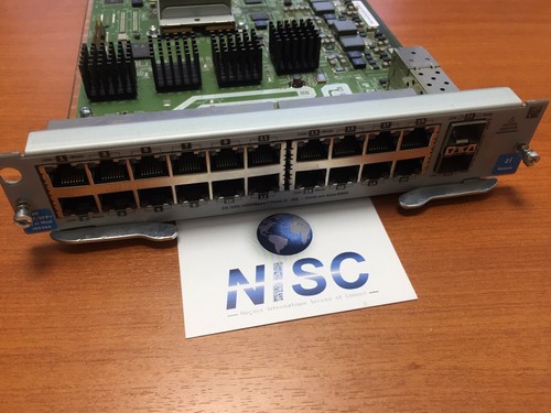 HPe - Module d'extension J9548A - 20-port Gigabit Base-T + 2-port 10GbE SFP+ - Photo 3/6