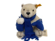 Steiff Animal Teddy Bear 671098 Polar Bear 20cm. Excellent Condition