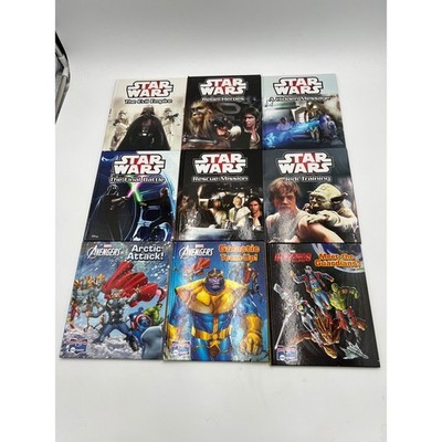 9 Disney Star Wars Marvel Avengers Me Reader Storybooks Hardcover Book Lot
