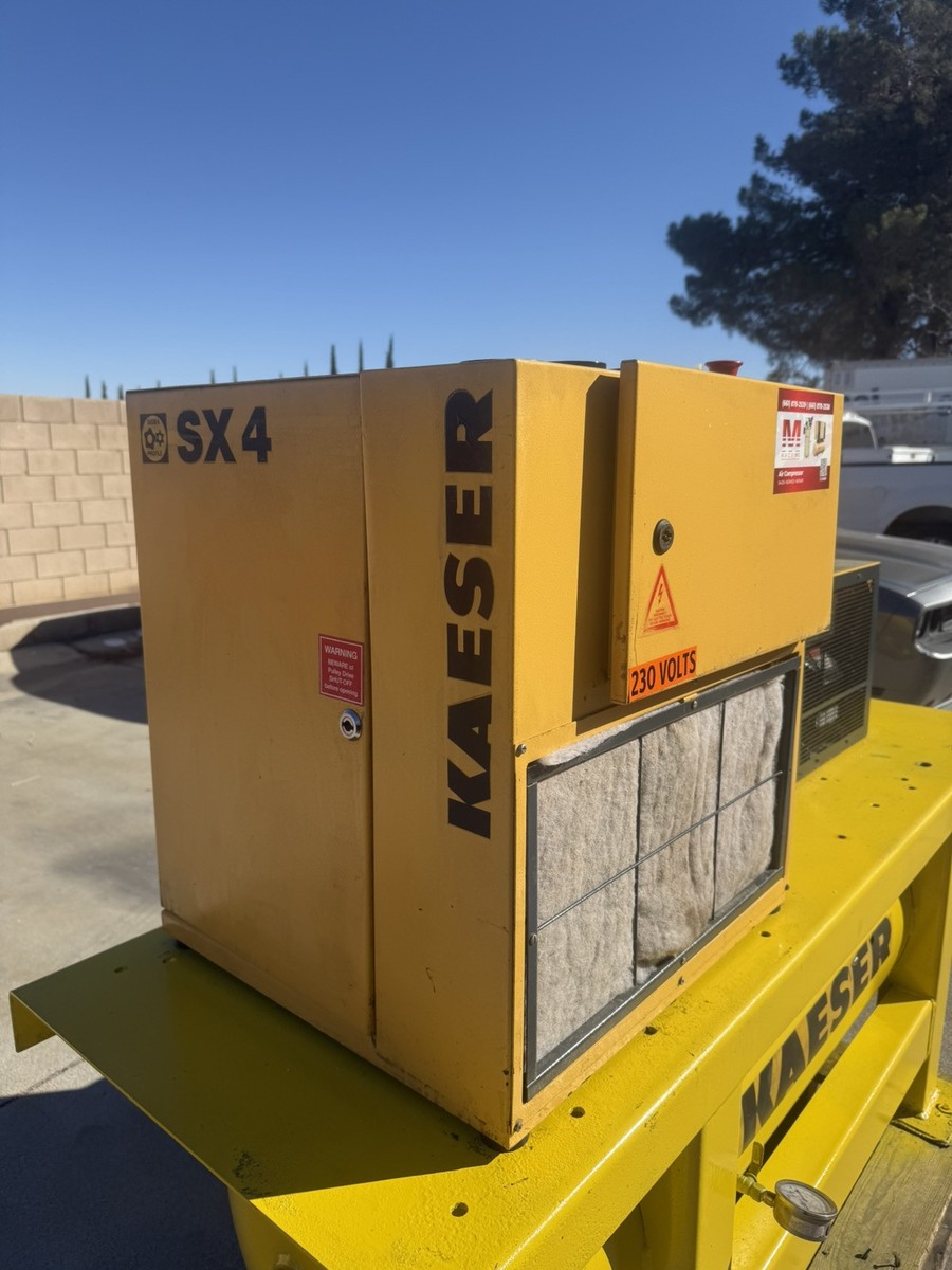 Kaeser SX 4 Rotary screw Air Compressor 15.5cfm Tank With Dryer | eBay