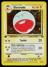 Pokemon Card Jungle Electrode 2/64 1st Edition Holo Rare