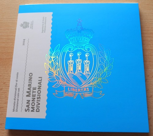 KMS San Marino 2024 im Originalfolder Kursmünzensatz
