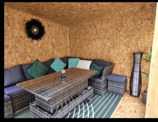 outdoor rattan garden furniture set used