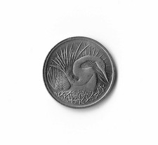 1974 Singapore - 5 Cents - 763 - Copper Nickel - 1.4g