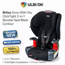 Brand New Sale Britax Grow With You ClickTight 2-in-1 Booster Seat Black Contour