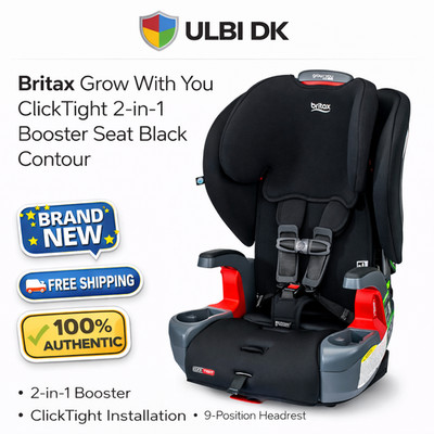 Brand New Sale Britax Grow With You ClickTight 2-in-1 Booster Seat Black Contour