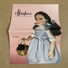 Effanbee Insert Booklet by John Axe with Judy Garland Doll Cover