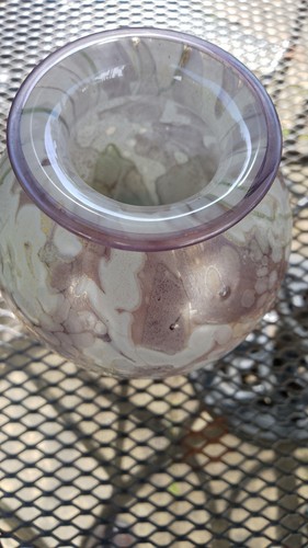 Isle Of Wight Studio Glass Flower Garden 'Lilac' Vase - IOW - Picture 17 of 18