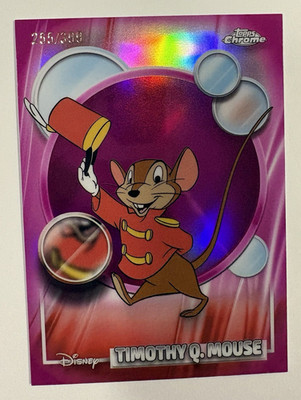Topps 2026 Disney Topps Chrome Dumbo Timothy Q. Mouse #86 Serial #'d /399