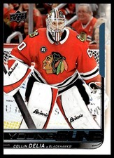 2018-19 Upper Deck Young Guns Collin Delia Rookie Chicago Blackhawks #519