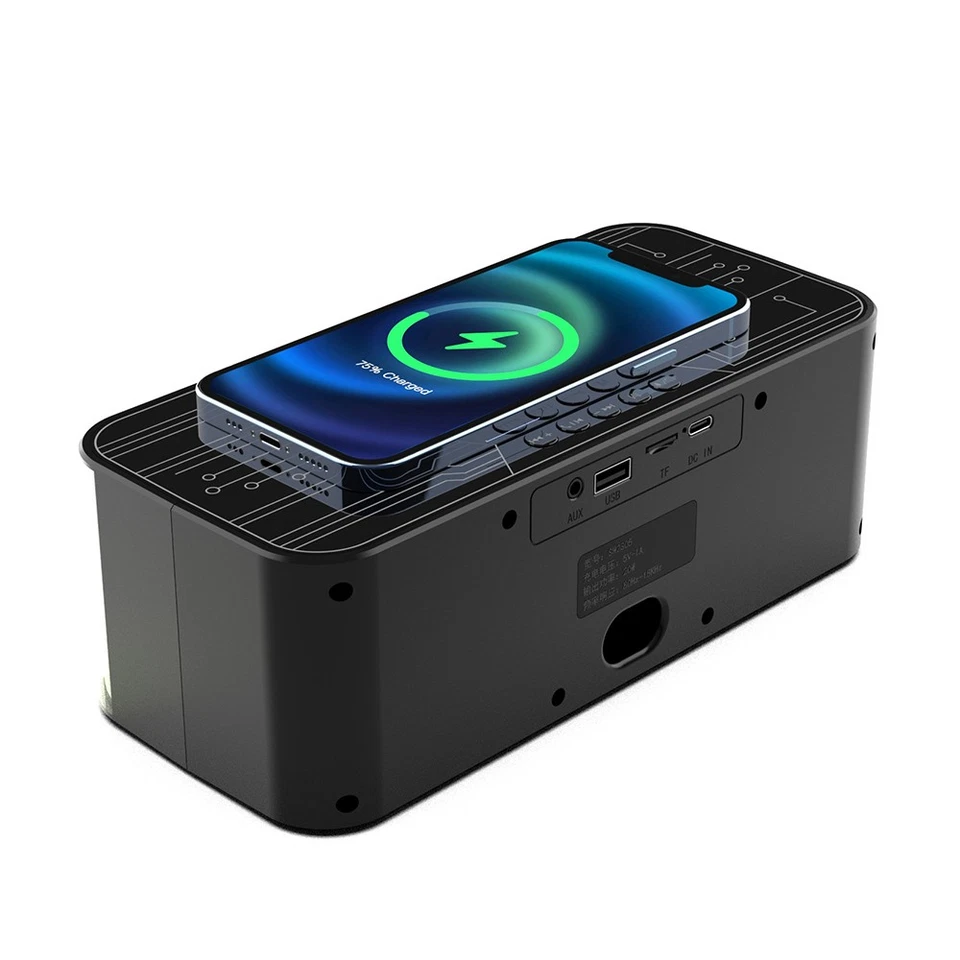 Altoparlante Bluetooth Portatile Subwoofer Bass Carica Wireless Veloce - Immagine 4 di 4