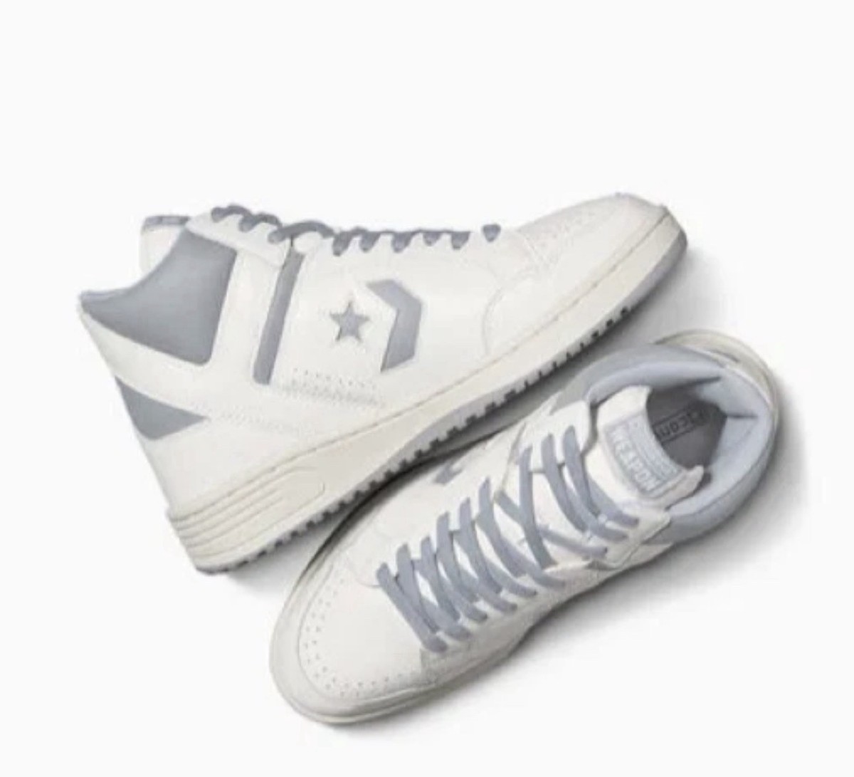Converse Weapon Vintage White Ash Grey Old Money Larry Bird