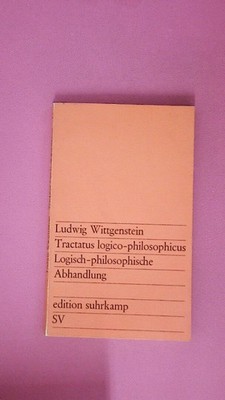 235492 Ludwig Wittgenstein TRACTATUS LOGICO-PHILOSOPHICUS.