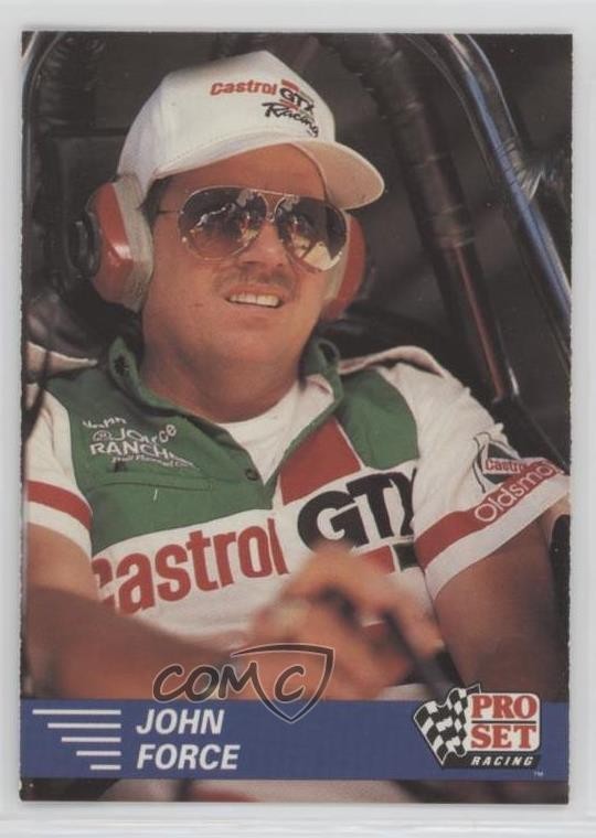 1991 Pro Set NHRA Racing John Force #17 HOF 4xw