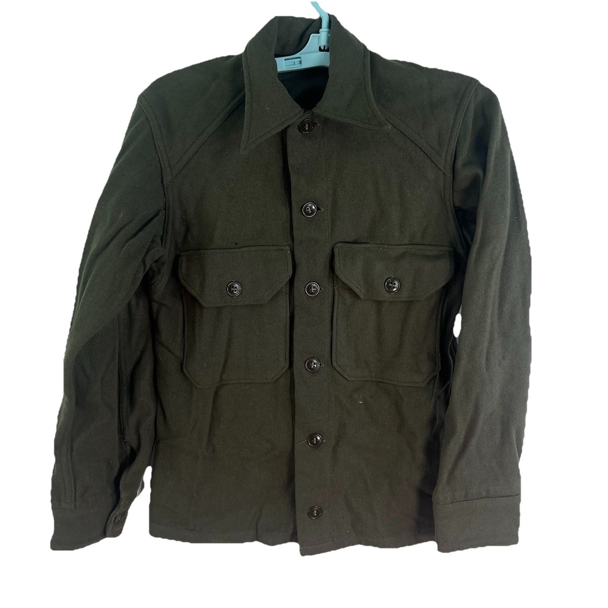 US VINTAGE US ARMY 1950s OG-108 ウールシャツ M TP-108 Wool Field