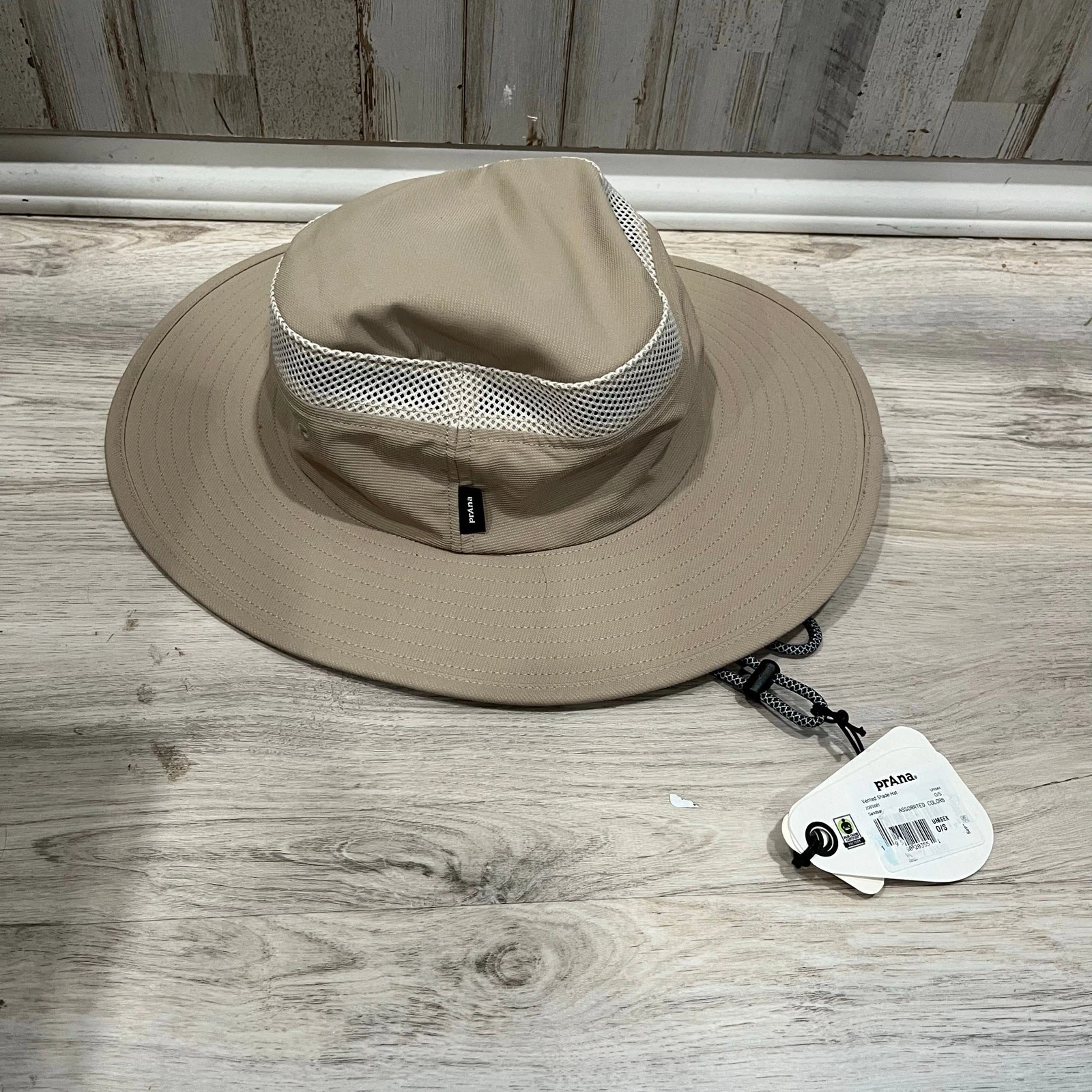 New Prana Vented Shade Sun Hat UPF 50+ Sandbar Hiking Camping Outdoor