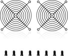 2 PCS 120mm Fan Grill pc Bracket Black 2PCS