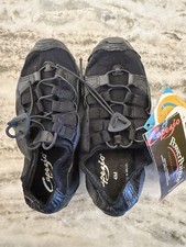 Capezio PP04S Verve Black Lace Split Sole Jazz Shoes Size 4 Rubber Sole