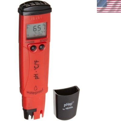 Hanna Instruments HI98128 pHep 5pH/Temperature Tester, 6-25/64'' Length x 1-19...