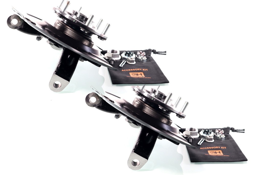 2x Assembled Steering Knuckle Front Right=Left GH-283017H/V