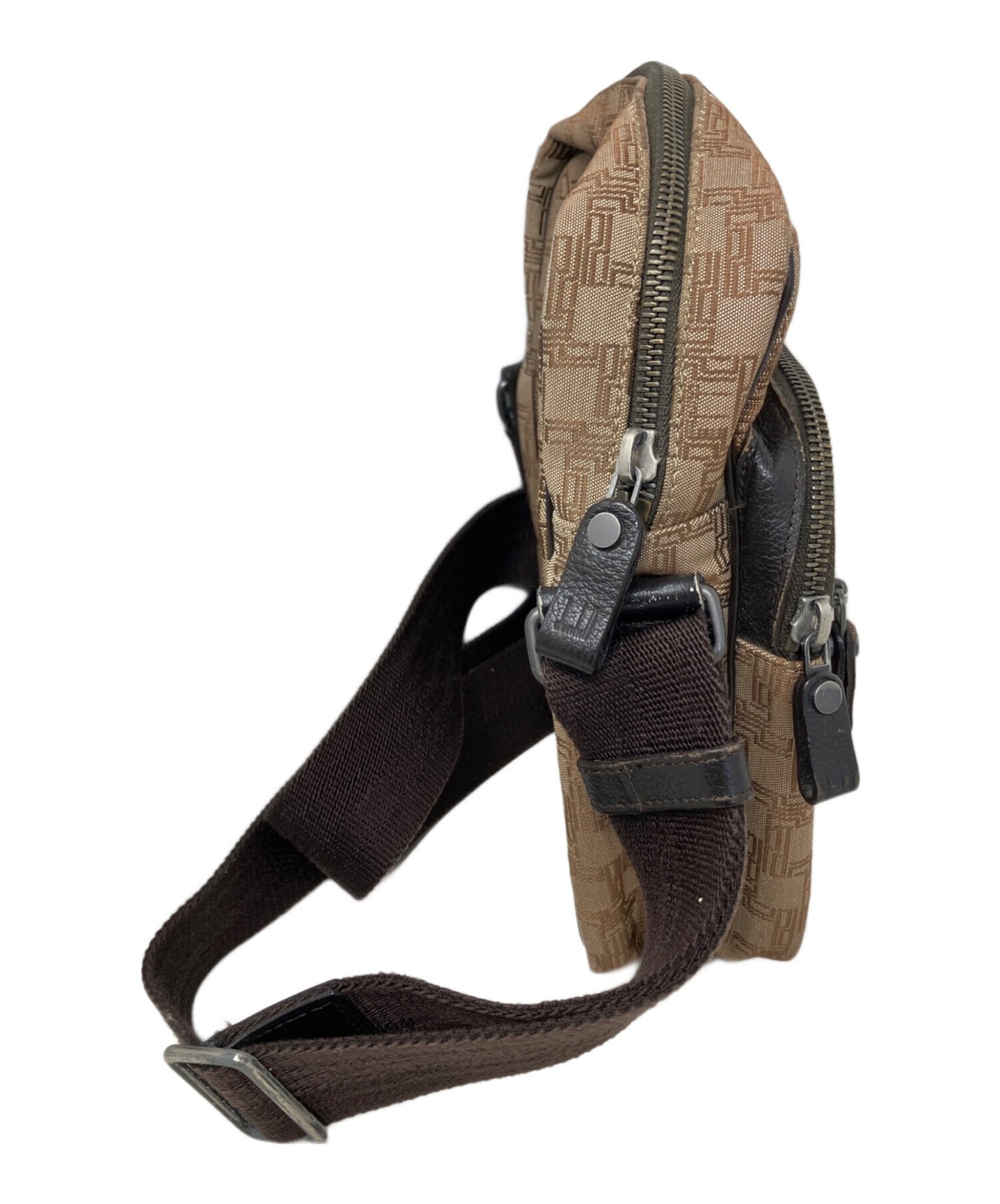 dunhill Shoulder Bag D8 Canvas Burberry Trench Coat Brown Used  thumbnail 4