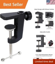 Metal Desk Clamp For Microphone Suspension Boom Scissor Arm Stand Holder with...