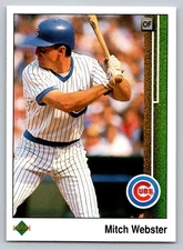 1989 Upper Deck #65 Mitch Webster