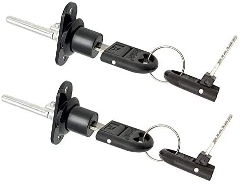 2 Pack 16mm Drawer Locks Desk Wardrobe Locks Zinc Alloy Cabinet Locks with Keys - Picture 1 of 9