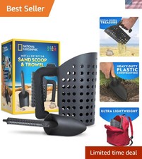 Heavy-Duty Metal Detector Sand Scoop and Shovel Set for Treasure Hunters