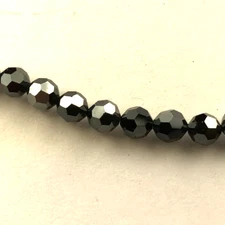 Swarovski Crystal 6mm (360pcs) Jet Hematite 2X #5000 (LARGE FP)