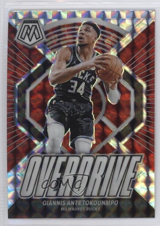 2023-24 Panini Mosaic Overdrive Giannis Antetokounmpo #15 11ye