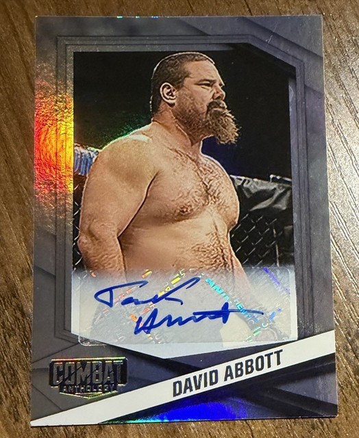 David Abbott 2025 Panini Combat Anthology Auto Autograph Tank #25