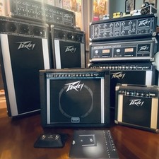 Peavey Bandit 112 Teal Stripe Scorpion Equipped 1994