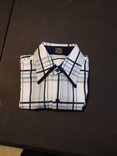 VTG 70s Joel Cal-Made Shirt Mens Medium DISCO Pointed Collar Polyester