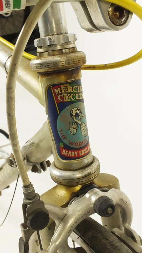 Vtg 1980s Mercian Reynolds 531 Campagnolo Lugged Touring Frame Road Bike 50cm - Image 2 of 4