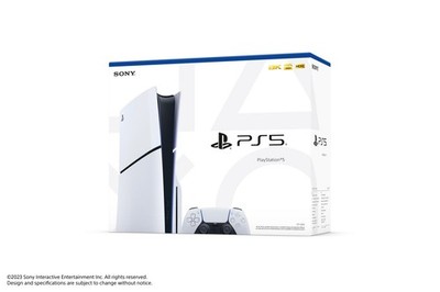 Sony CFI-2000 PlayStation 5 Console Disc Edition Slim 1TB, White
