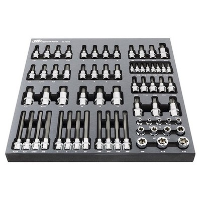 INGERSOLL RAND MECHANICS TOOL SET KIT TORX SOCKET HEX BIT SOCKETS TOOLS 66 PIECE