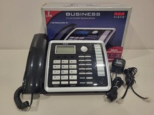 RCA ViSys 25260 2-Line Corded Business Speakerphone with Original Box EUC