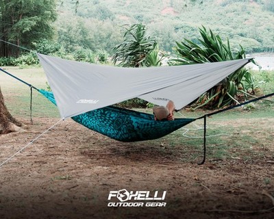 hammock rain fly backpacking Waterproof Lightweight Hammock Rain Fly Tarp for Camping & Backpacking  Setup