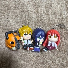 Chainsaw Man Keychain Used Mini Figure Set of 4