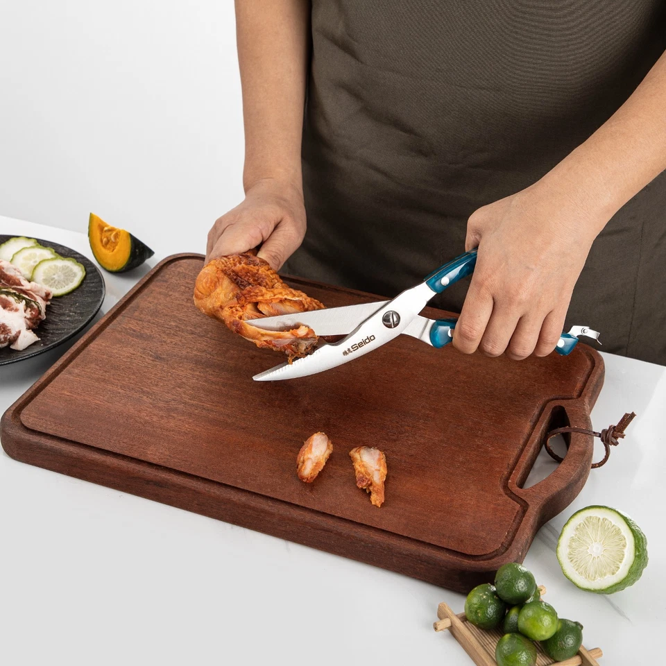 Executive 4" Heavy-Duty Kitchen Scissors – Premium Chef-Grade Power & Precision - Image 4 of 4