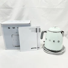SMEG Mini 50’s Retro Style Electric Kettle 3 Cup Pastel Green NEW