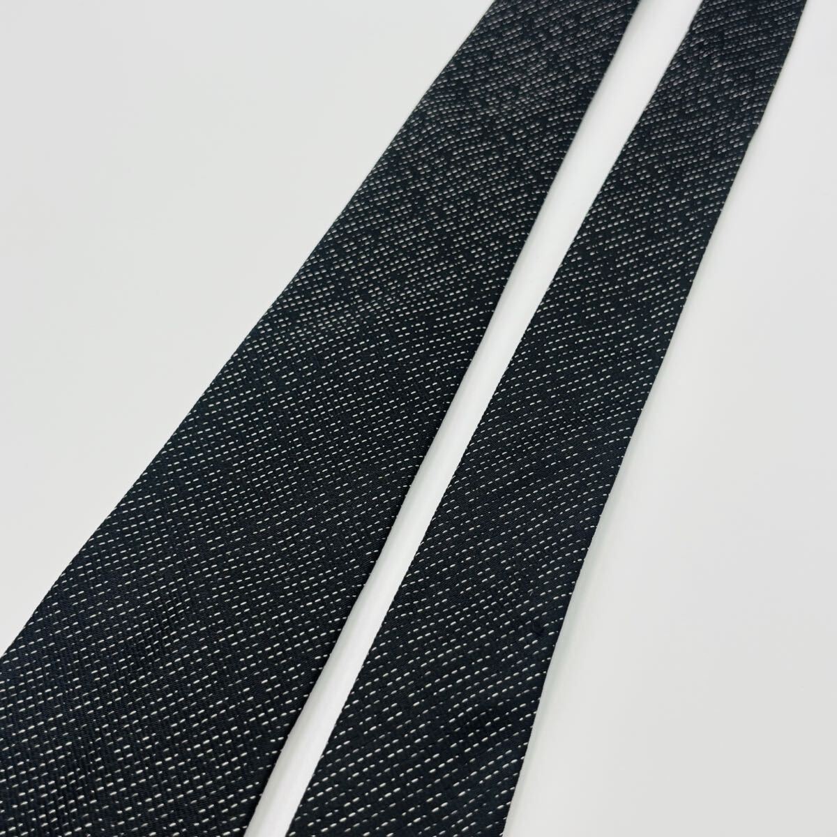 Dior tie pinstripe black and white recent model Christian Dior silk thumbnail 6