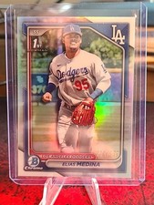 2024 Bowman Chrome Elias Medina BCP-183 1st Refractor /499 Los Angeles Dodgers